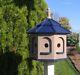 Grand Pavillon Pour Oiseaux Avec 8 Chambres, Fabriqué à La Main Par Des Amish En Polywood Aux États-unis.