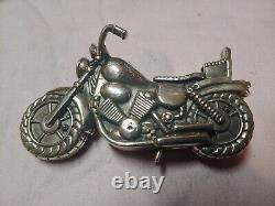 Harley Davidson. Argent 925 Fait à la Main aux États-Unis 310 Grammes