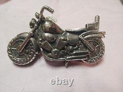 Harley Davidson. Argent 925 Fait à la Main aux États-Unis 310 Grammes