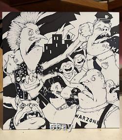 JOHN JOHN JESSE Dessin Original Generation Records art punk punkpigpen