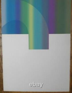 Juergen Strunck BOROL V LITHOGRAPHIE EN COULEUR ÉDITION LIMITÉE 1969 OP ART