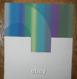 Juergen Strunck BOROL V LITHOGRAPHIE EN COULEUR ÉDITION LIMITÉE 1969 OP ART