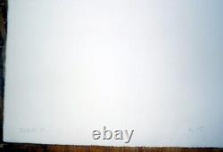 Juergen Strunck BOROL V LITHOGRAPHIE EN COULEUR ÉDITION LIMITÉE 1969 OP ART