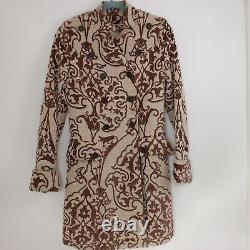 Lady Muse Hand Made Taylored Veste Brockade Long Los Angeles Made In USA Taille 6