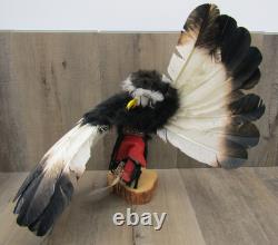 Lagune du Pueblo Eagle Motion Dancer Kachina SIGNÉE Artiste Kathy Lente Gonzales