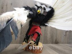 Lagune du Pueblo Eagle Motion Dancer Kachina SIGNÉE Artiste Kathy Lente Gonzales Lagune du Pueblo Eagle Motion Dancer Kachina SIGNÉE Artiste Kathy Lente Gonzales