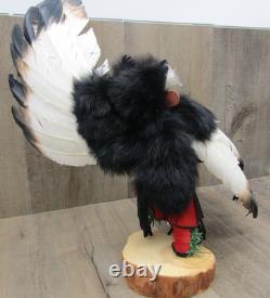 Lagune du Pueblo Eagle Motion Dancer Kachina SIGNÉE Artiste Kathy Lente Gonzales