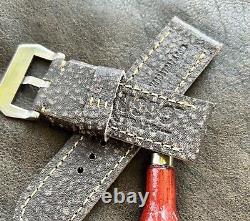 LussoStrapsT Bracelet de Montre en Cuir de Veau Galeté Fait à la Main Panerai 26mm