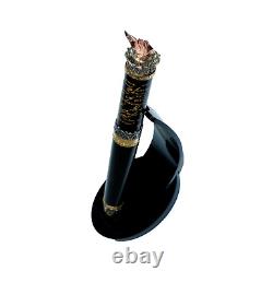MONTEGRAPPA ALEXANDER HAMILTON RÉSINE NOIRE LE ROLLERBALL (ISHXNRSC) NEUF AVEC BOÎTE