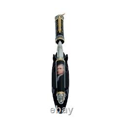 MONTEGRAPPA ALEXANDER HAMILTON RÉSINE NOIRE LE ROLLERBALL (ISHXNRSC) NEUF AVEC BOÎTE