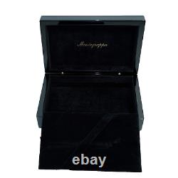 MONTEGRAPPA ALEXANDER HAMILTON RÉSINE NOIRE LE ROLLERBALL (ISHXNRSC) NEUF AVEC BOÎTE