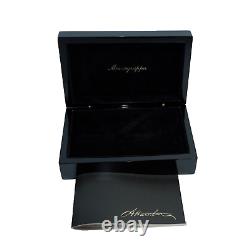 MONTEGRAPPA ALEXANDER HAMILTON RÉSINE NOIRE LE ROLLERBALL (ISHXNRSC) NEUF AVEC BOÎTE