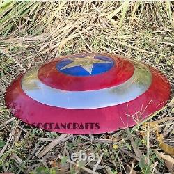 Marvels Avengers Légende Captain America Shield Halloween Medieval Coplay Réplique