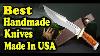 Meilleurs Couteaux Faits Main Fabriqués Aux États-unis