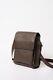 Messenger En Cuir Faux Pour Hommes Handbag Shooter Crossbody Pour Les Affaires Et La Mode