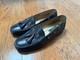 Mocassins Vintage Cole Haan Pour Hommes 7 D Fabriqués à La Main Aux États-unis Mocassins à Pampilles Noirs