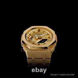 Montre Casio G-Shock GA2100 Classic Gold Custom MLC Mod Casioak Cadeau Pour Homme