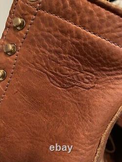 Nicks Bottes Fabriquées À La Main USA Leather Work Logger Travelers Bottes Hommes Sz 10,5 D