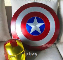 Nouveau 11 Avengers Bouclier Métallique 75e Anniversaire Captain America Shield Replica