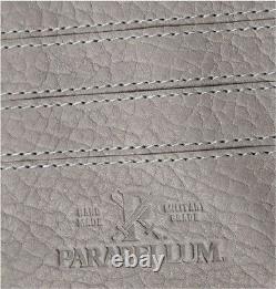 Parabellum Courrier Zip-around Leather Billfold Wallet 325 $ T.n.-o. Fabriqué À La Main Aux États-unis