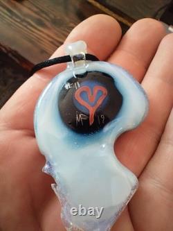 Pendentif en verre fait à la main aux États-Unis