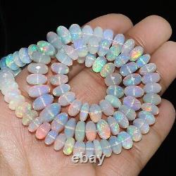Perles d'opale Opale de feu précieuse Perles de bijoux en opale naturelle Cadeau de pierre de naissance d'octobre