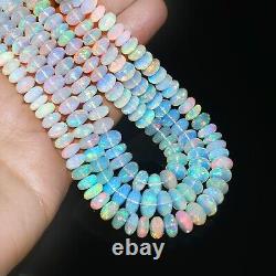 Perles d'opale Opale de feu précieuse Perles de bijoux en opale naturelle Cadeau de pierre de naissance d'octobre