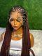Perruque Tressée à La Main En Cornrows Avec Dentelle Intégrale