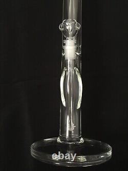Pipe à eau droite de 58 pouces, 44 mm d'épaisseur, claire