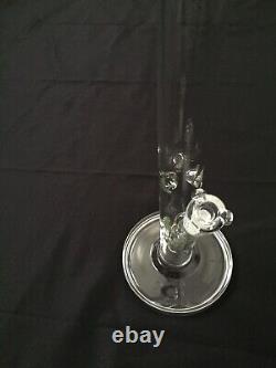Pipe à eau droite de 58 pouces, 44 mm d'épaisseur, claire
