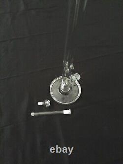 Pipe à eau droite de 58 pouces, 44 mm d'épaisseur, claire