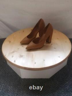 Plateforme d'ajustement d'altération pour couturière ou tailleur (ronde) en bois lisse