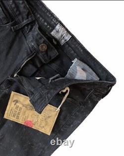 Prps Heirloom Noir Authentic Fabriqué Aux États-unis Extra Skinny Jeans 25x33 Fabriqués À La Main