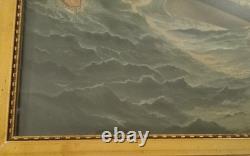 Rare Antiquité Chromolithographie F. E. Buttersworth Go Right Naufrage de San Francisco