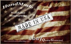 Rasoir de rasage fait main en pomme de pin et résine VOIR VIDÉO 1050