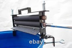 Rouleaux à main en acier noir Ecoat - Construction robuste