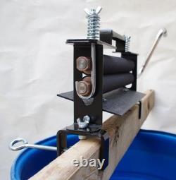 Rouleaux à main en acier noir Ecoat - Construction robuste