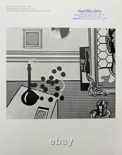 Roy Lichtenstein Print Artist Studio Look Mickey, Signé À La Main & Coa