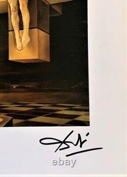 Salvador Dali Crucifixion, 1954 Imprimé Signé À La Main Avec Coa