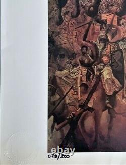 Salvador Dali Imprimer La Bataille De Tetuan, 1962 Signé À La Main & Coa