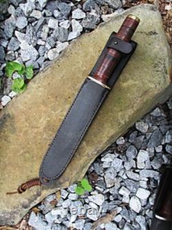 Seax de combat personnalisé fait main aux États-Unis