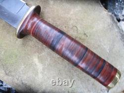 Seax de combat personnalisé fait main aux États-Unis