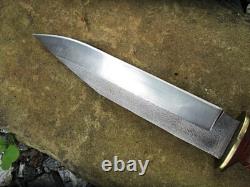 Seax de combat personnalisé fait main aux États-Unis