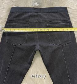 Seigneurs de LA, Jeans Noirs Exclusivement Faits à la Main aux États-Unis pour Femmes, Taille 31 avec Poches en Denim