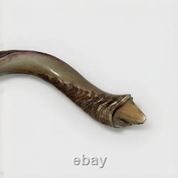 Shofar yéménite en corne de kudu XXL 40-44 Nouveau KASHER Mi-lustré Livraison gratuite USA