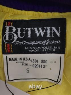 Sukajan des années 80 d'occasion Butwin, fabriqué aux États-Unis en nylon violet pour homme