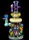 Thick Tattoo Glass 10 Showerhead Bee's World Bong Glass Water Pipe Cool Usa