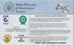 USA Made Natural 4ct Diamond Bracelet De Tennis Lunette Ronde 14k Or Blanc