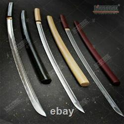 USA Stock 40 Sharp Handmade Japonais Shirasaya Sword Onikiri Samurai Katana Avec