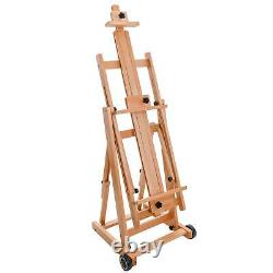 U. S. Art Supply Master Multi-function Studio Artiste Easel En Bois, Réglage H-frame